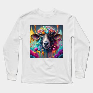 Psychedelic Sheep Long Sleeve T-Shirt